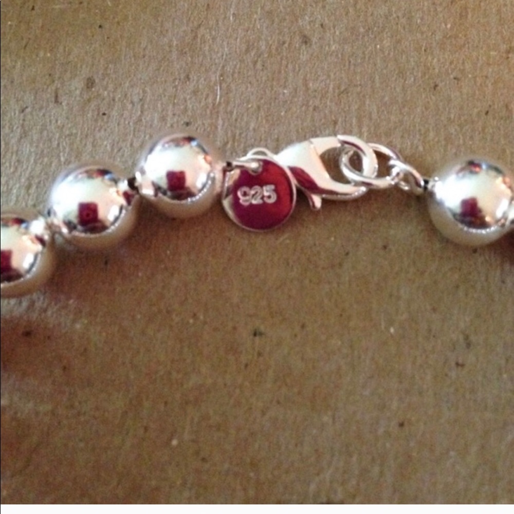 Sterling Silver Beaded bracelet